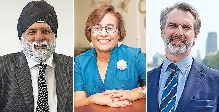 (L-R) USP’s vice-chancellor and president Pal Ahluwalia, University of the South Pacific Pro Chancellor Dr Hilda Heine and USP Deputy Vice-Chancellor and Vice President Professor Janusz Jankowski.
