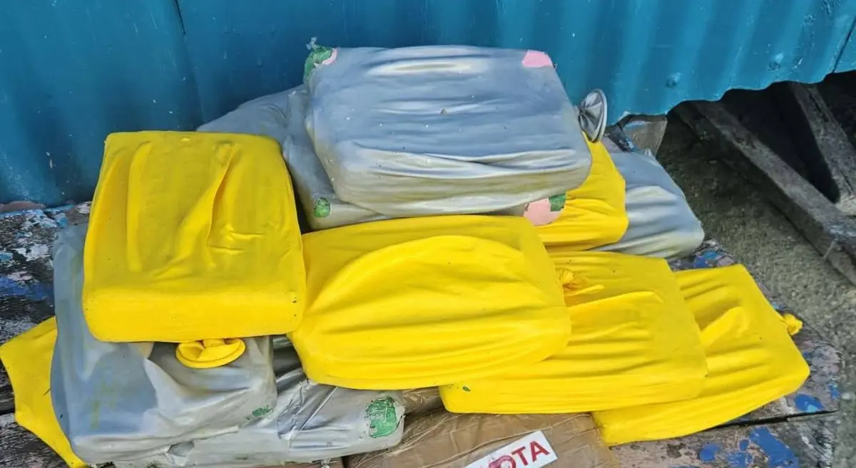Sealed containers found floating near Ogea Island.