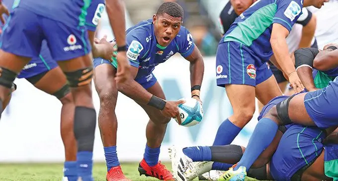 Swire Shipping Fijian Drua halfback Peni Matawalu. Photo: Fijian Drua