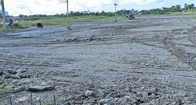 The Golden Century Group of Company Limited (GCL) is currently undertaking bulk earthworks at Grantham Road next to Garden City in Suva. Photo: Lusiana Tuimaisala.