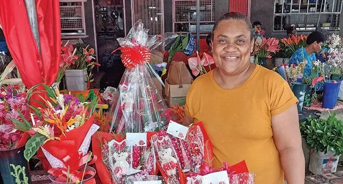 Rigieta Tawake is a florist at the Suva Municipal market.
