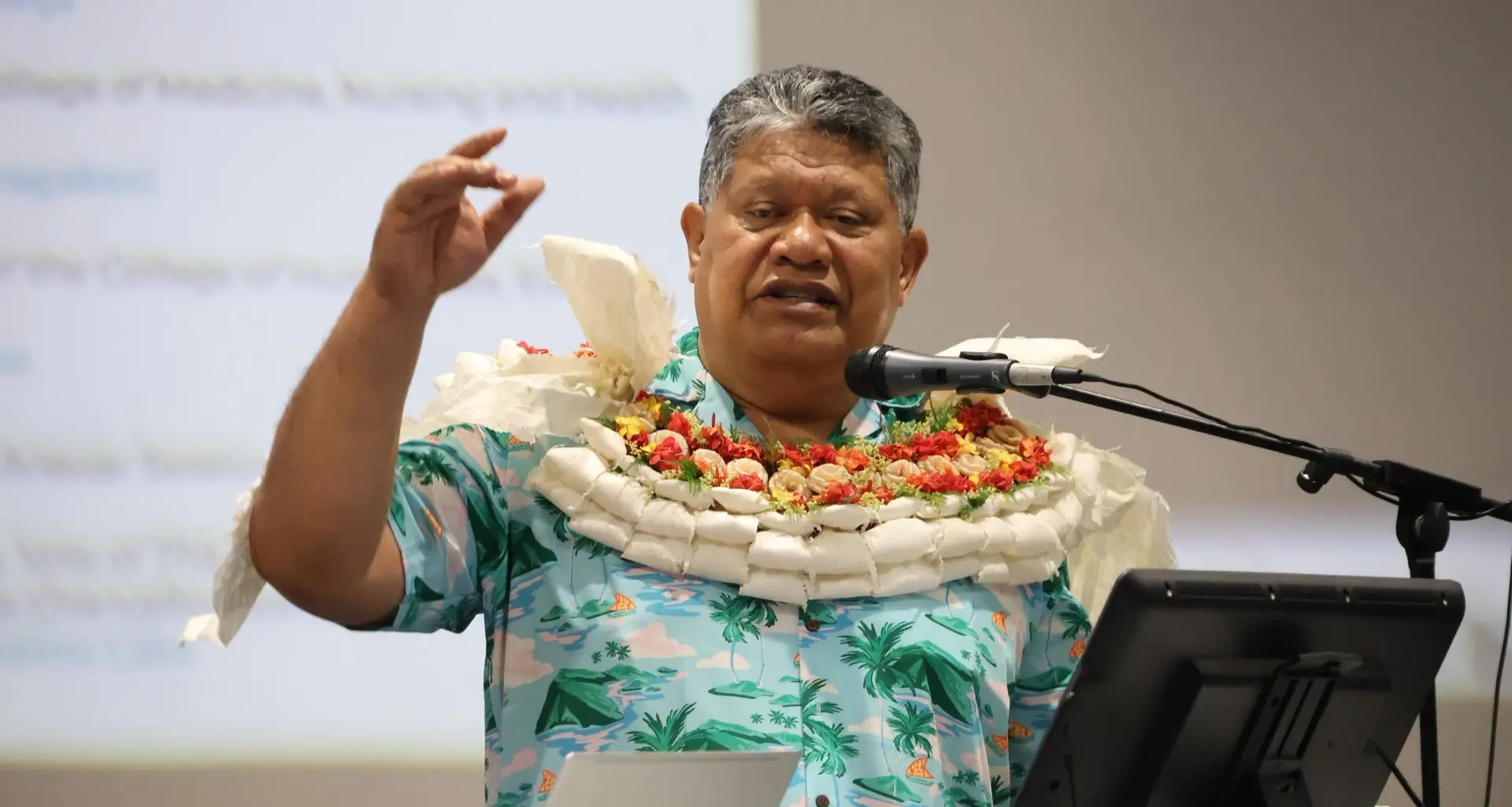 Massey University Dean Pacific, Professor Palatasa Havea.