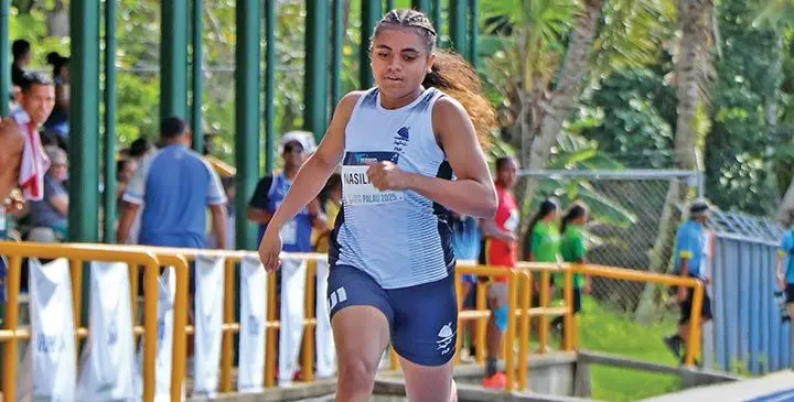 Sera Nasilivata has qualified for today’s 200m semifinals. Photo: Team Fiji