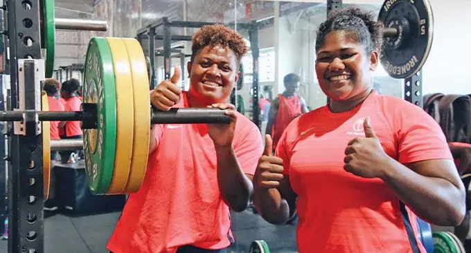 Vodafone Fijiana XVs front rowers (left-right) Vika Matarugu and Loraini Senivutu to start against Samoa tomorrow morning. Photo: FRU Media