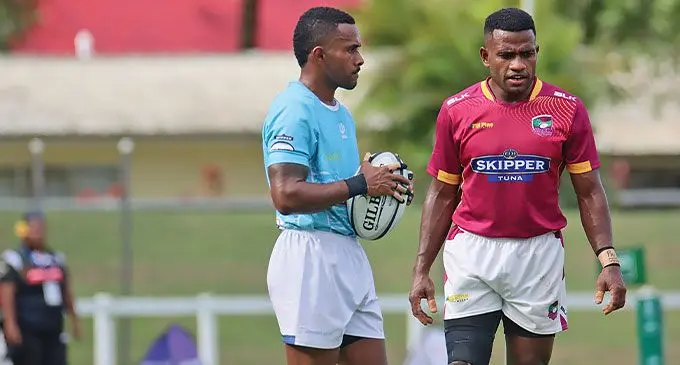Terio Tamani for Suva focused against Lautoka during their INNK Farebrother-Sullivan challenge trophy match at Lawaqa Park on May 18, 2024. Photo: FRU Media