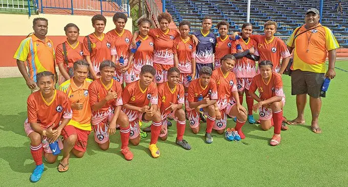 Nadroga Arya College girls’ team at Churchill Park, Lautoka on September 28, 2022. Photo: Waisea Nasokia