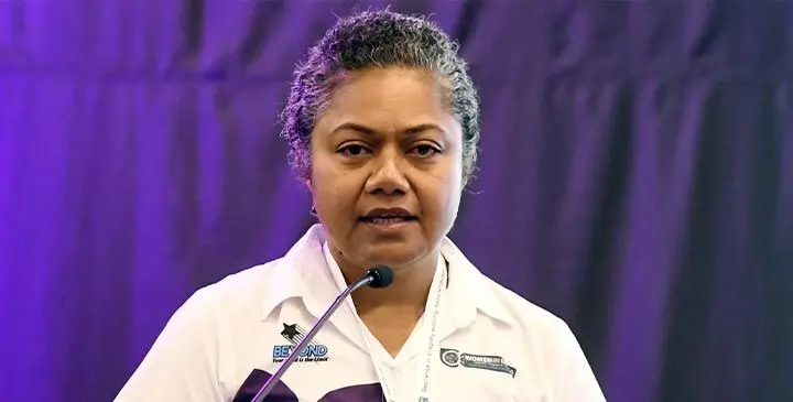 Women in Media Fiji lead and co-founder Rosi Doviverata.