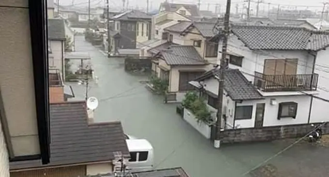 A flooded Noda City of the Chiba Prefecture, Japan PHOTO: Joseph Sharma