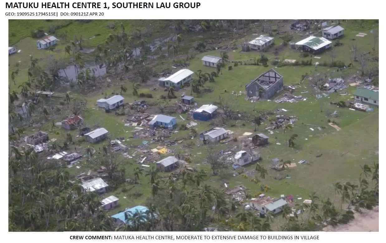 Images from the Royal New Zealand Air Force P31 Orion which conducted a flyover in the southern part of Fiji yesterday.