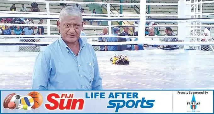 Setoki Mafi is now a referee and judge at amateur boxing programme. Photo: Leone Cabenatabua