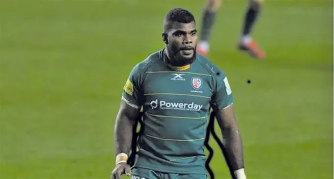 London Irish Exiles flanker Albert Tuisue