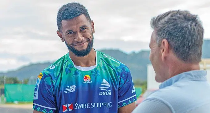 New Drua signing Ponipate Loganimasi. Photo: Fijian Drua