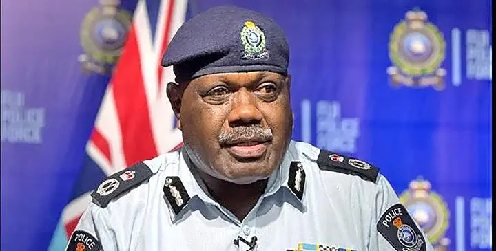 Commissioner of Police Rusiate Tudravu.