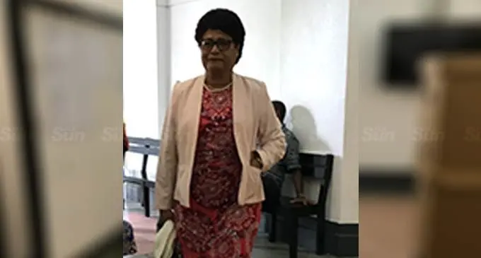 SODELPA Member of Parliament Salote  Radrodro outside the Anti-Corruption  High Court in Suva on August 8, 2022.  Photo: Ashna Kumar
