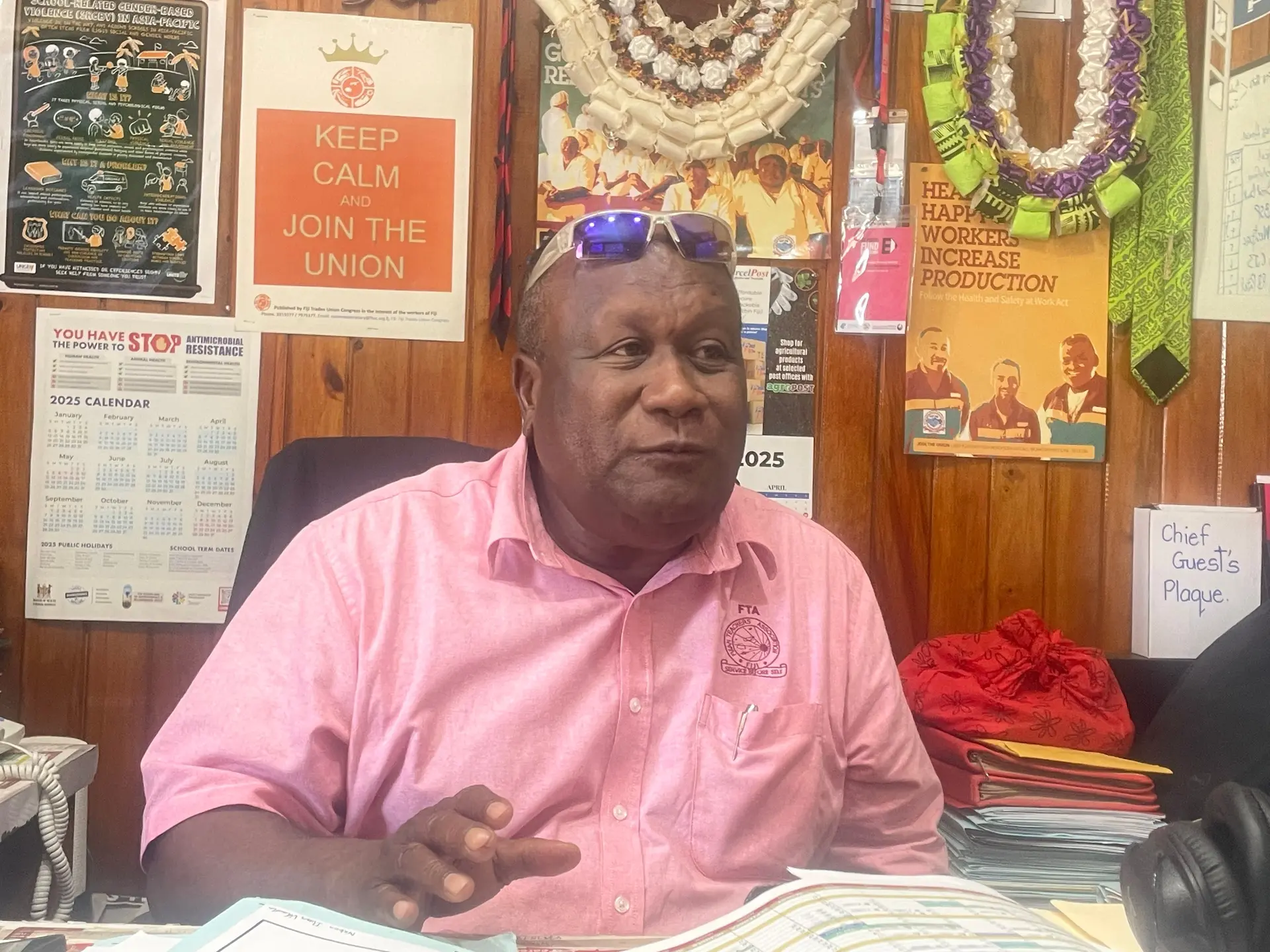 FTA General Secretary Paula Manumanunitoga on January 27, 2026.