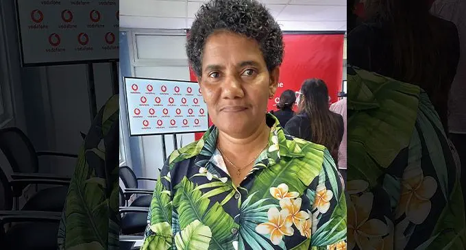 Vasiti Tabucakau of Tailevu Provincial youth council following the Vodafone ATH Fiji Foundation sustainable funding grant handover on August 4, 2022. Photo: Ronald Kumar