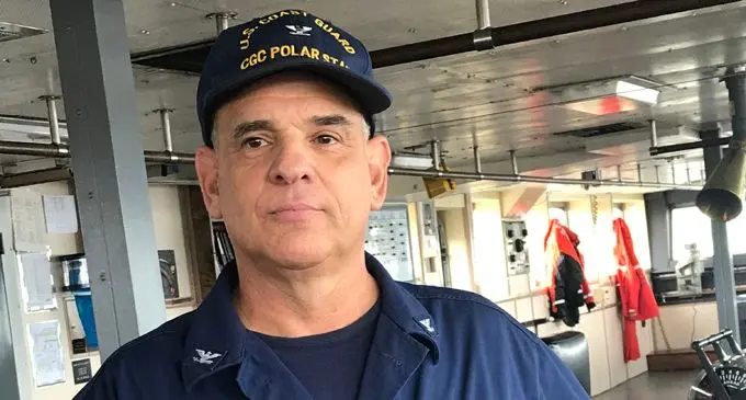 United States of America Coast Guard Cutter Polar Star captain Michael Davanzo.