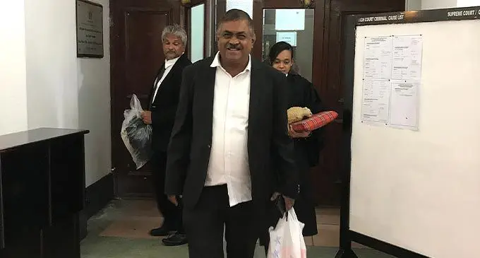 Former FijiFirst Member of Parliament, Vijendra Prakash outside the Anti-Corruption High Court of Suva on November 2, 2022. Photo: Ashna Kumar