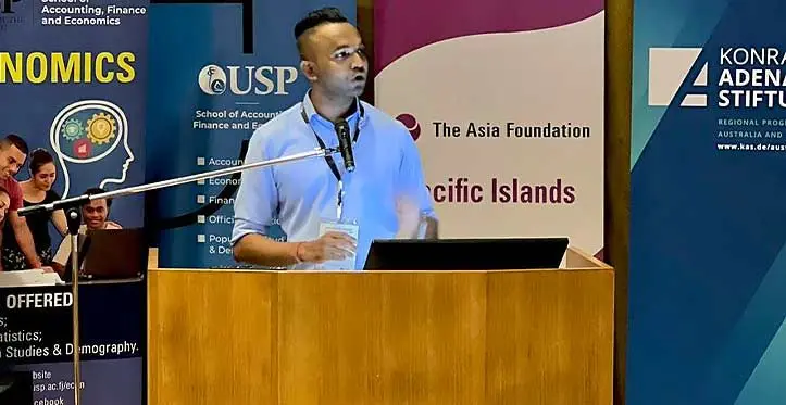 University of the South Pacific economics lecturer Dr Janesh Sami.