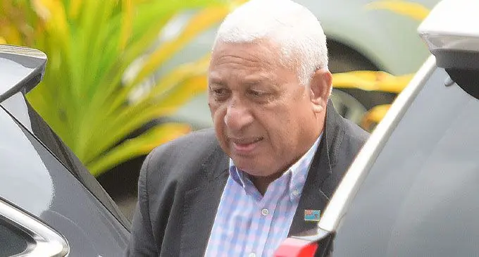 Former Prime Minister Voreqe Bainimarama. Photo: Ronald Kumar