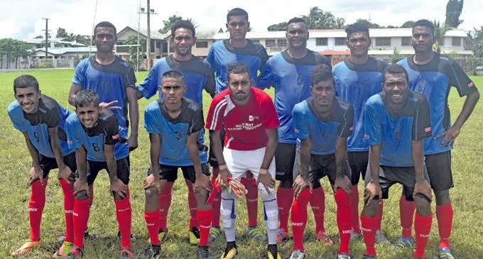 Blues FC team at the Prince Charles Park in Nadi yesterday. Photo: WAISEA NASOKIA
