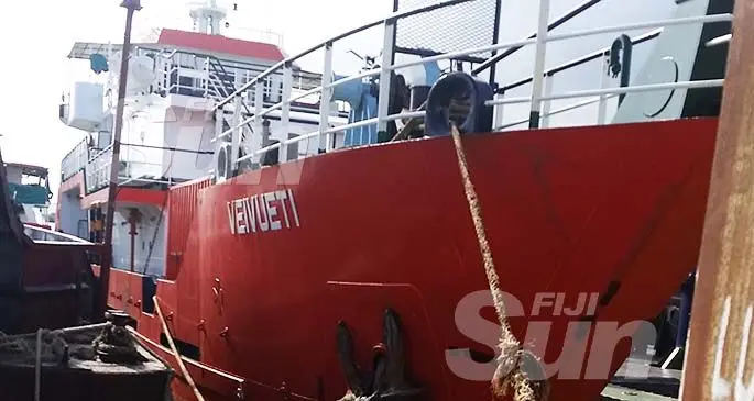 The Government vessel MV Veivueti at the Government Jetty in Walu Bay on January 11, 2020. Photo: Maika Bolatiki
