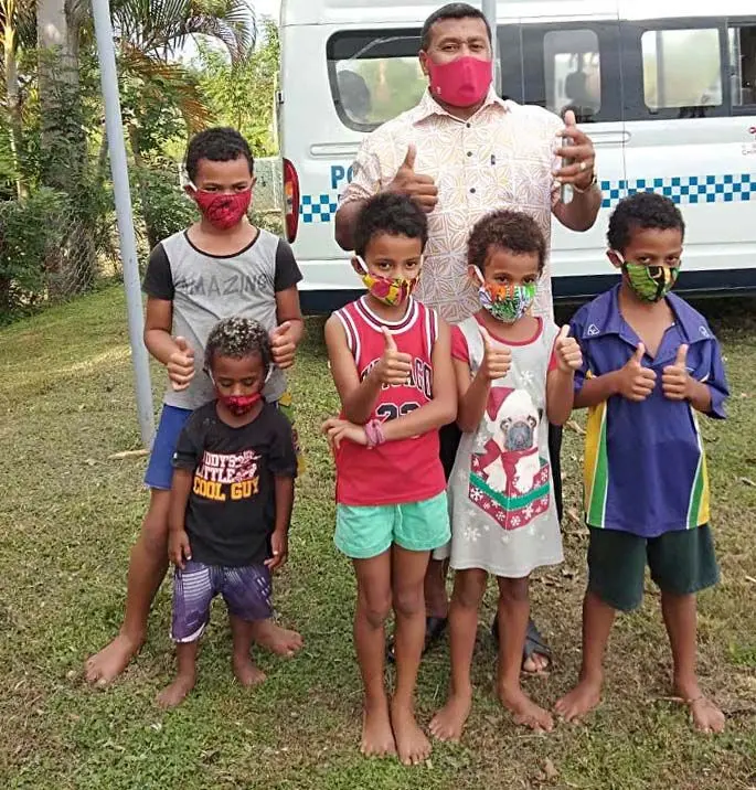 Former 7s rugby hero Waisale Serevi after conducting an awareness campaign earlier this week. Photo: Police Media Cell