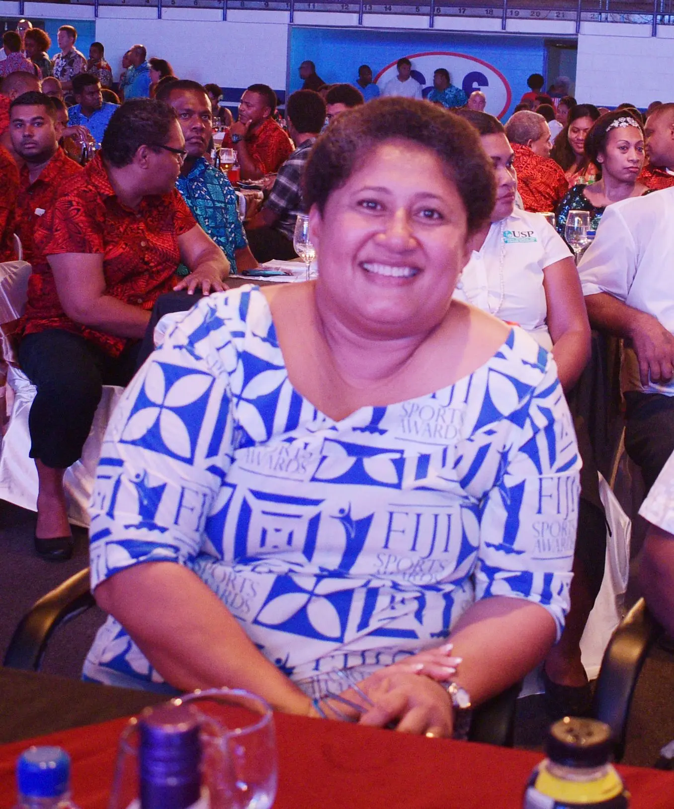 Fiji Sports Council CEO, Litiana Loabuka Guest during 2018 Fiji Sports Award at FMF Gymnasium on March 01, 2019. Photo: Ronald Kumar.