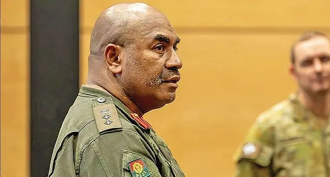 Republic of Fiji Military Forces Colonel Penioni Naliva.