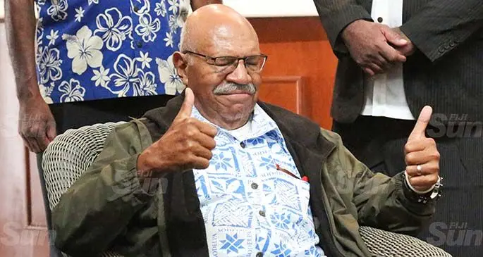 Former SODELPA member Sitiveni Rabuka. Photo: Kelera Sovasiga