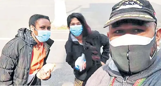 Republic of the Fiji Military Forces Captain Eroni Duaibe earlier in January cycled around Wuhan City distributing masks, hand sanitizers, thermometers and water to Fijians and other Pacific Island students.