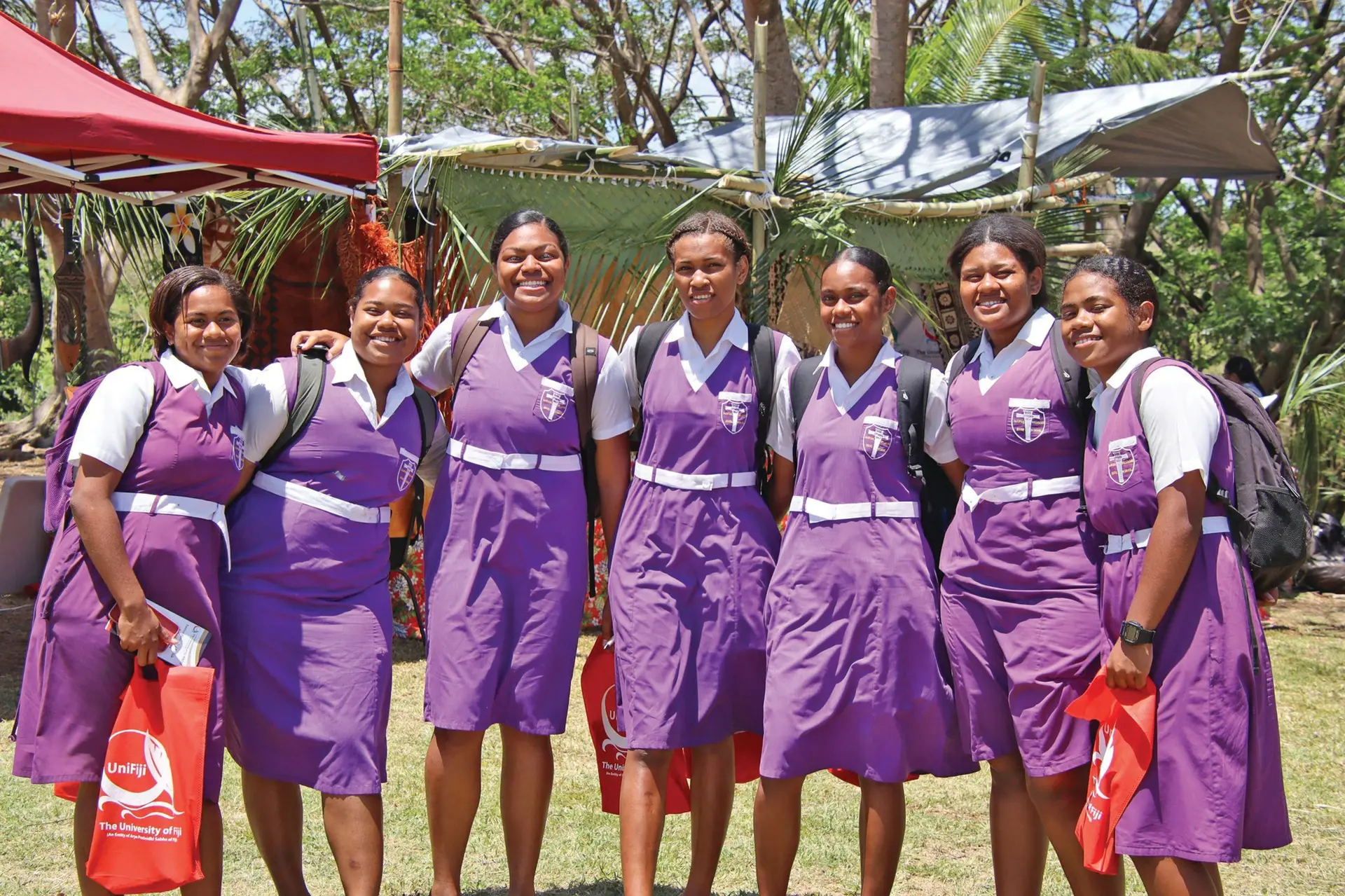 Students attending the UniFiji Open Day on October 3, 2025. 