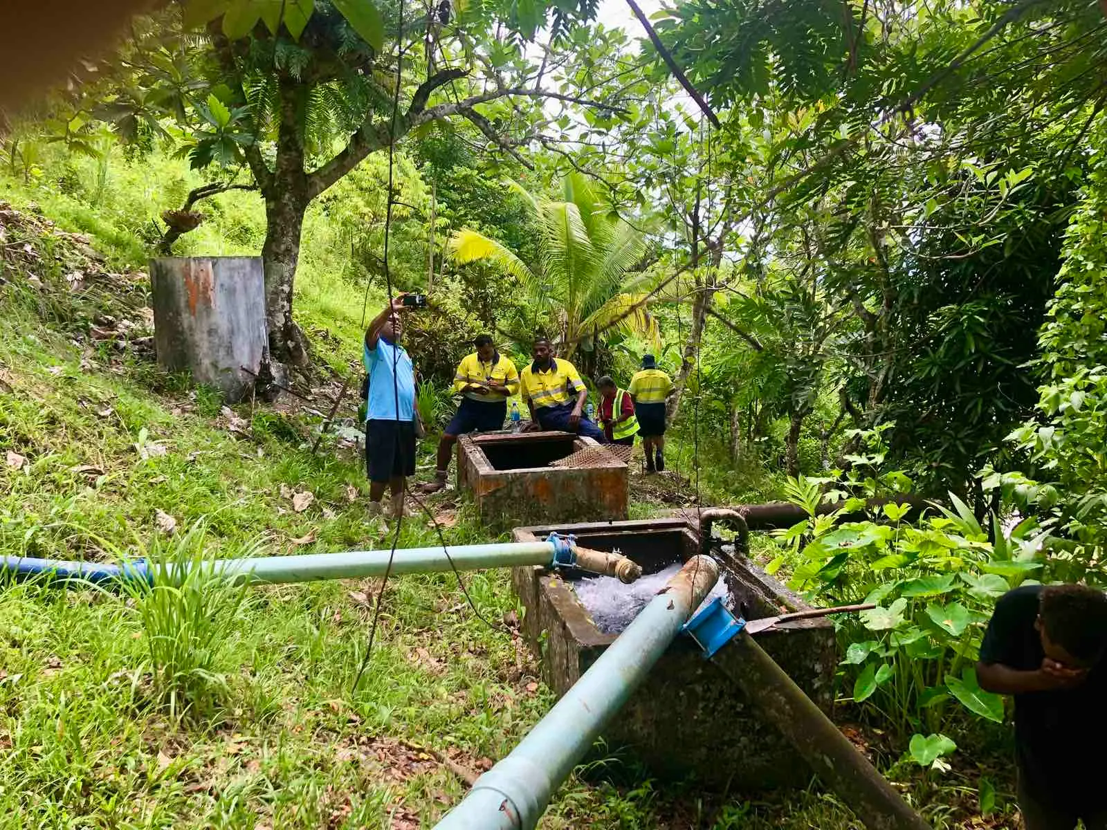 Nasarava water catchment in Labasa.