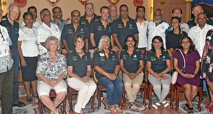 Rotary Club of Brisbane International District executives with the Rotary Club of Nadi at the Sentai Seafood Restaurant in Nadi on March 7, 2019. Photo: WAISEA NASOKIA