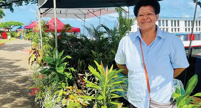 Sereima Ikanikoda at the Arbor Week in Suva on April 27, 2022.  Photo: Nolishma Narayan 