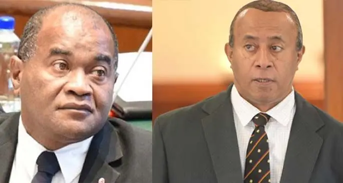 Niko Nawaikula (left) and Ro Filipe Tuisawau.
