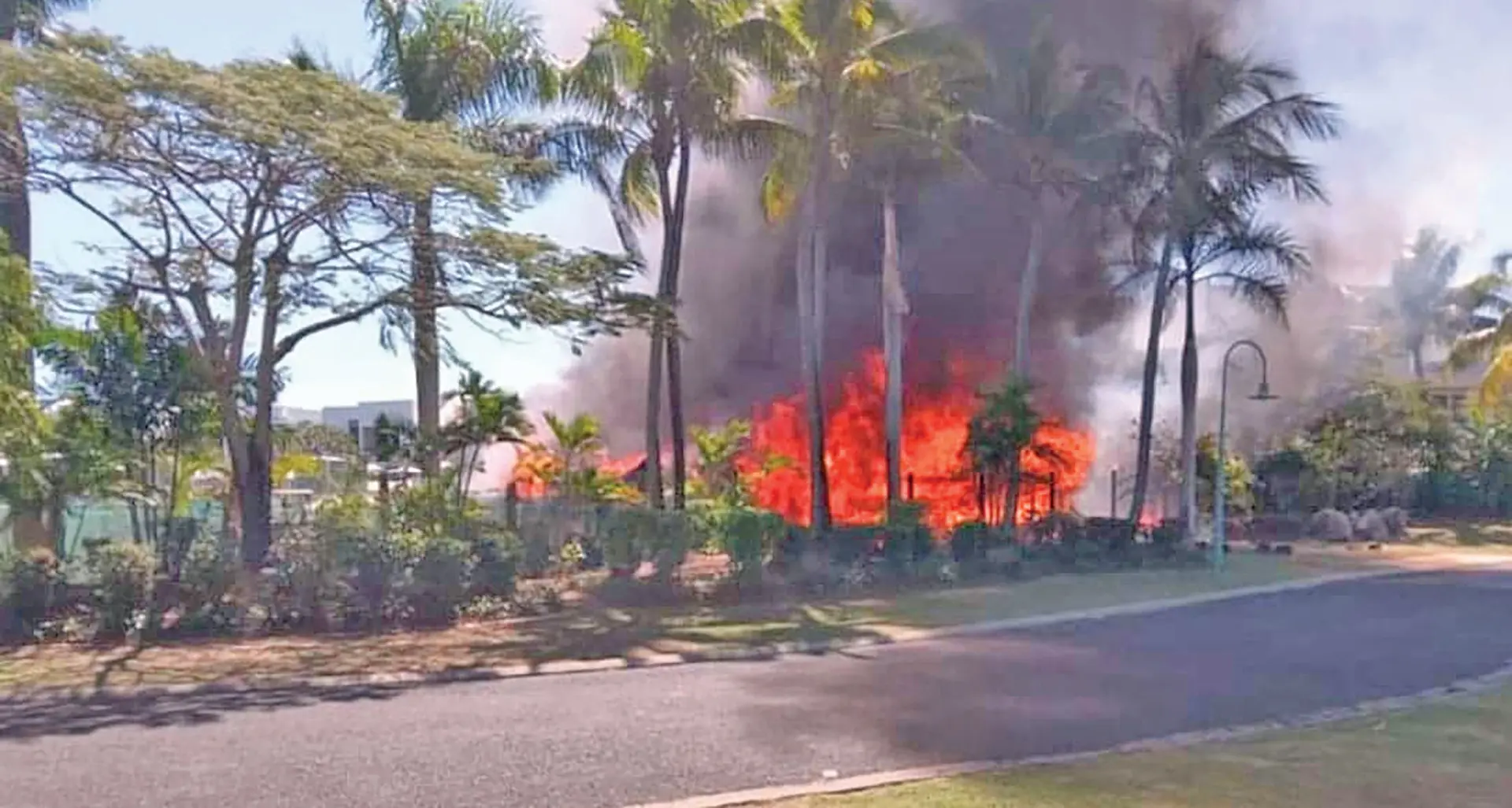 The fire took place at a storeroom at the Hilton Fiji Beach Resort and Spa August 17, 2024.