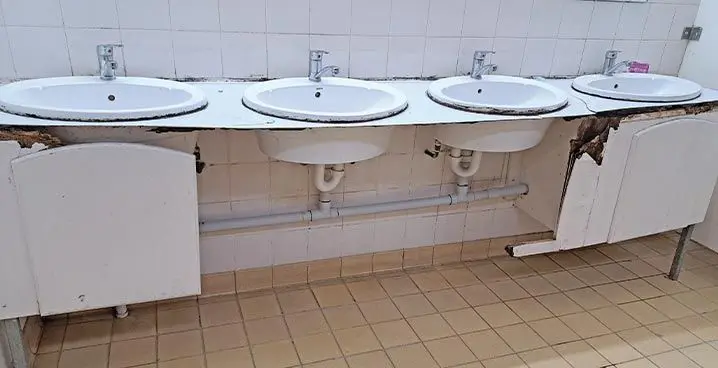 The state of the bathrooms and toilets inside the Maternity Ward at the Colonial War Memorial Hospital on January 25, 2023. Photos: Ivamere Nataro