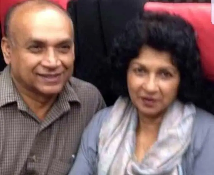 Sesha Reddy and wife Mirdu Chandra.