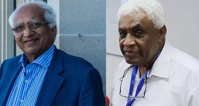 From left to right: Satendra Nadan and Nemani Delaibatiki.