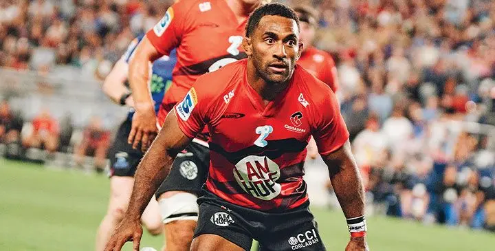 Crusaders utility back Sevu Reece. Photo: Crusaders