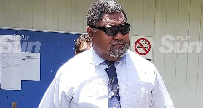 Kalisi Sakiusa outside the Magistrates Court in Suva on January 15, 2020. Photo: Ashna Kumar