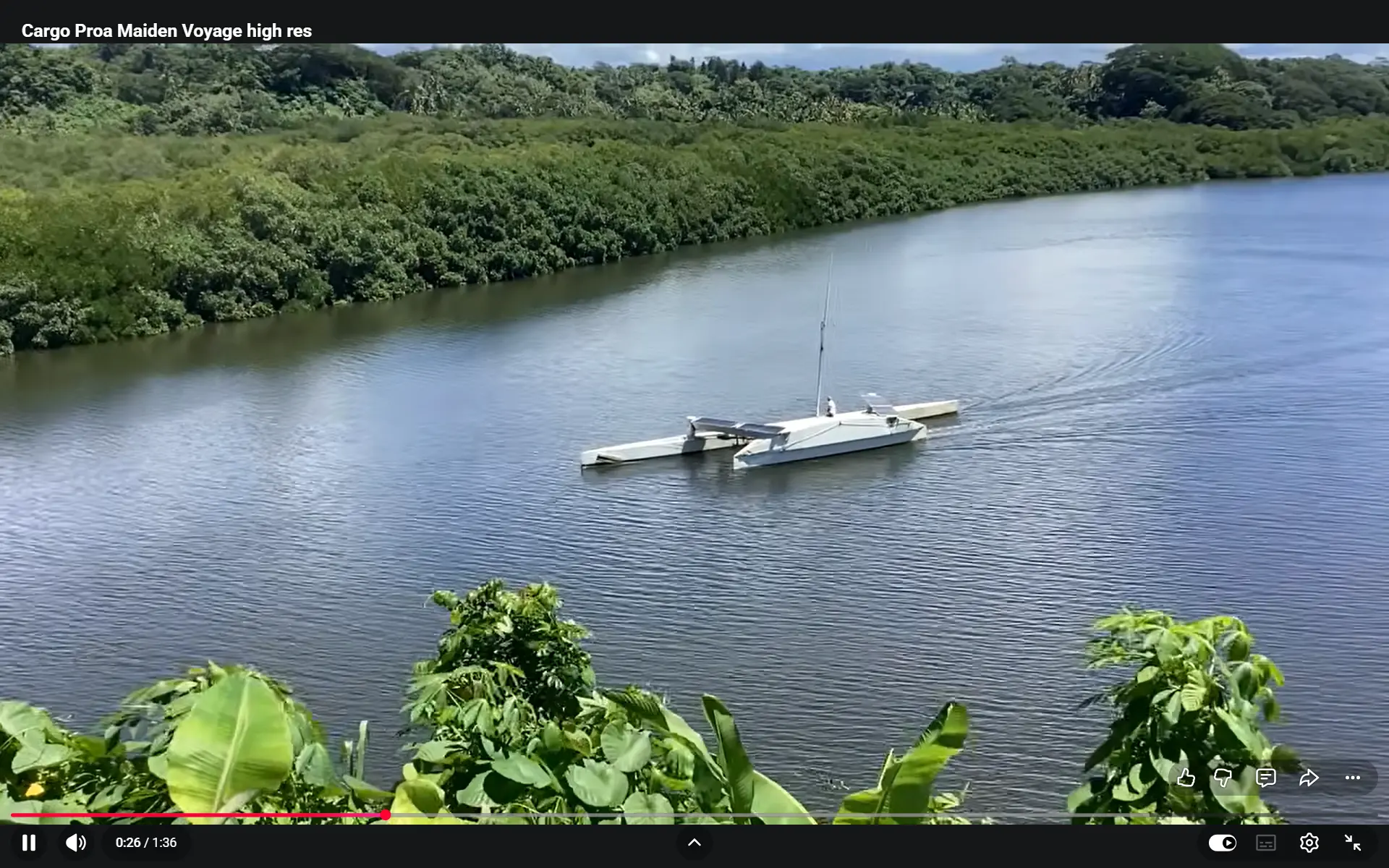 The 24-metre cargo proa prototype completed its maiden voyage this week as part of a United Nations Development Programme-funded initiative aimed at establishing a new Fijian industry focused on zero-emissions shipping.