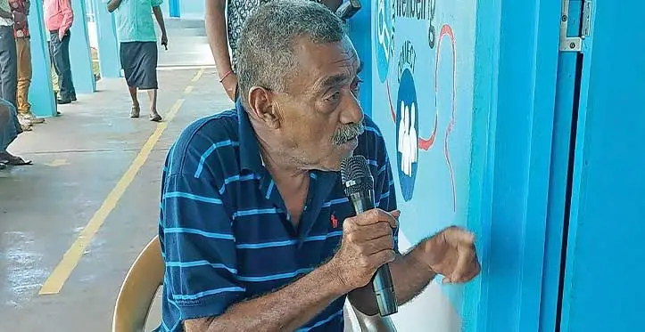 Veisaru Settlement Rural Electrification Committee chairman Jokatama Rakarasea.