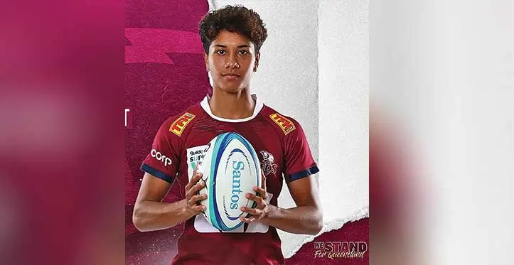 Former Saint Joseph’s Secondary School sprinter Heleina Young will debut for the Reds against the Rooster Chicken Fijiana Drua on Sunday. Photo: Queensland Reds