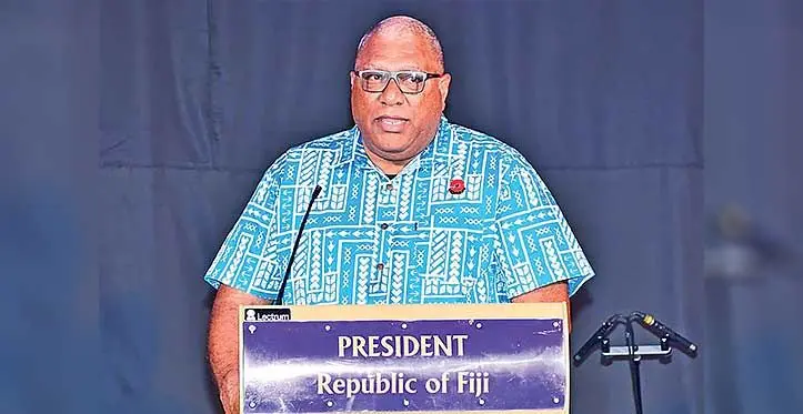 President Ratu Wiliame Katonivere during the Lifeline Fiji Gala on November 4, 2023. Photo: DEPTFO