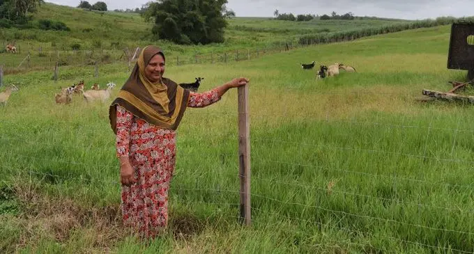 Hamida Bano at her farm in Seaqaqa on February 14, 2018. Photo: Wati Talebula