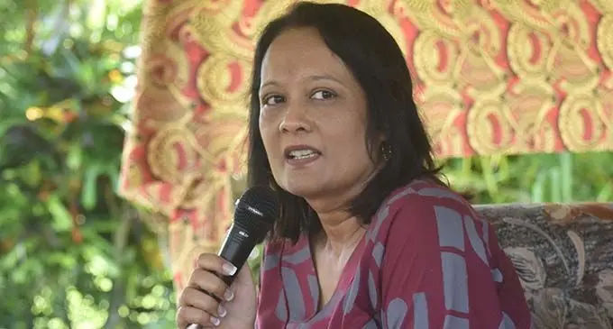 Minister for Education, Heritage and Arts, Rosy Akbar in Taveuni on December 19, 2019.