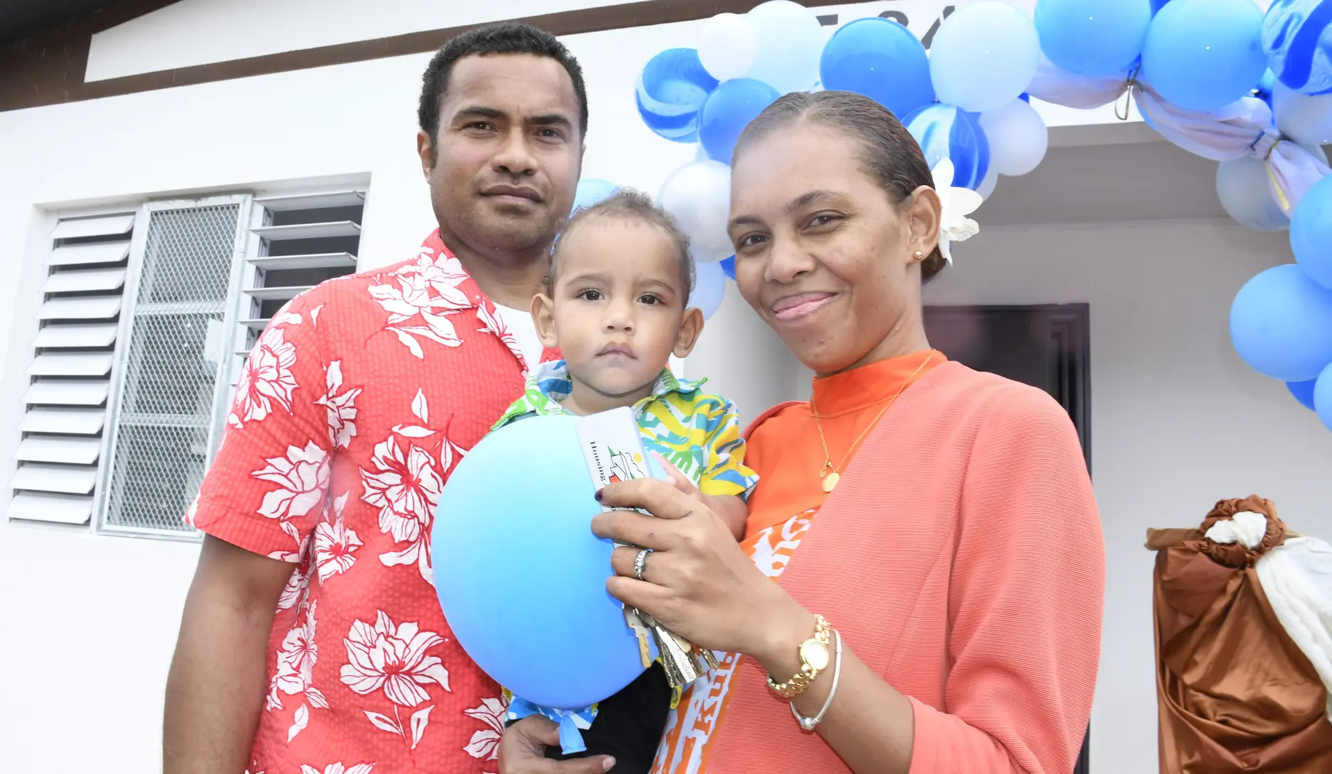 Ilaitia Lagimiri with son Junior and wife Yabaki Radiniwailevu on July 21, 2026. 