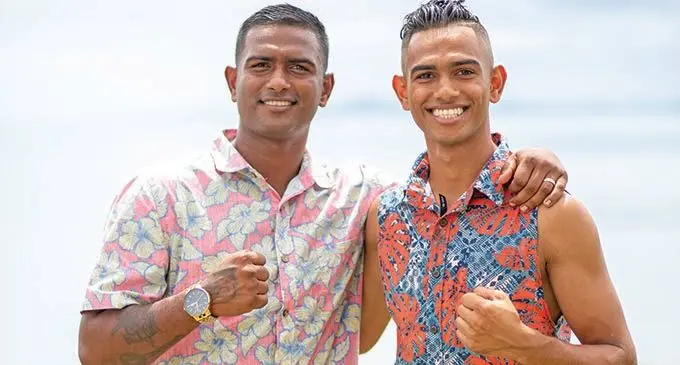 Singh brothers, Sebastian (left) and Nathaniel in Suva on January 13, 2021. Photo: Leon Lord